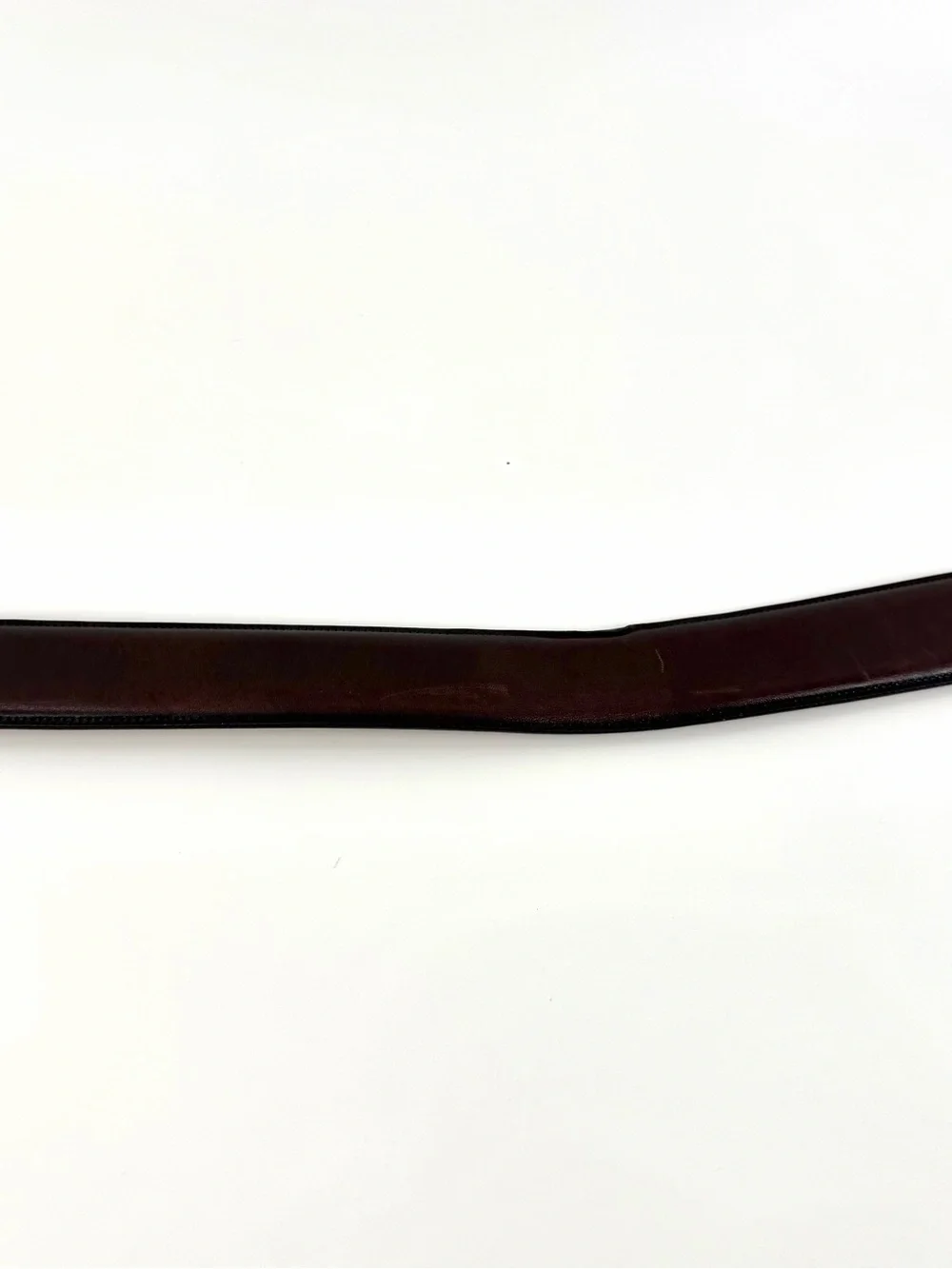 Hugo Boss LAVIOR Dark Brown Italian Leather Belt 105/40 Dark Brown Silver Buckle
